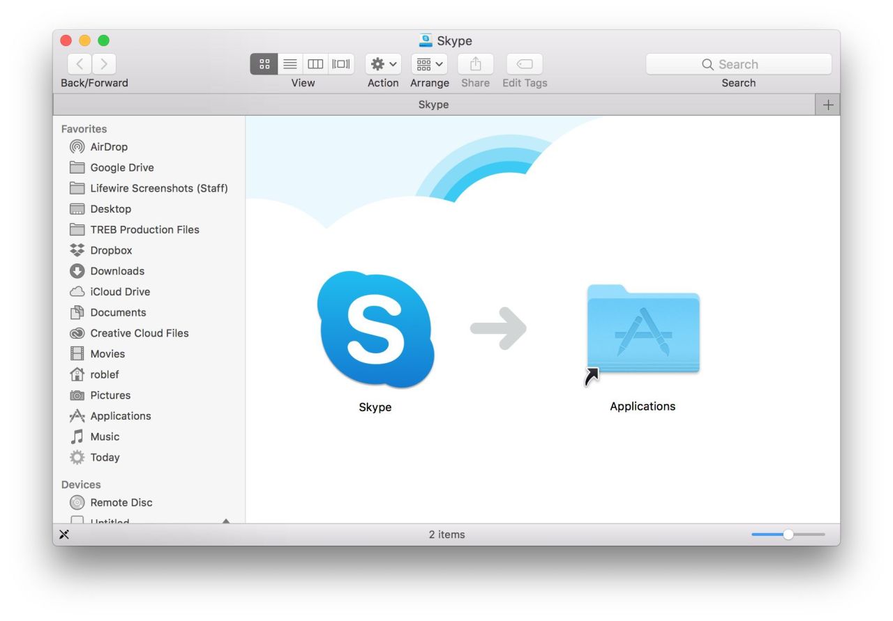 skype for mac sierra 10.12.3